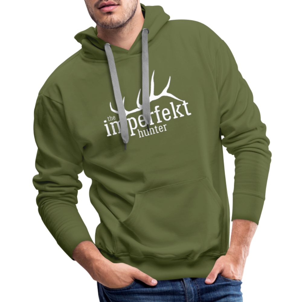 the imperfekt hunter men’s premium hoodie - olive green