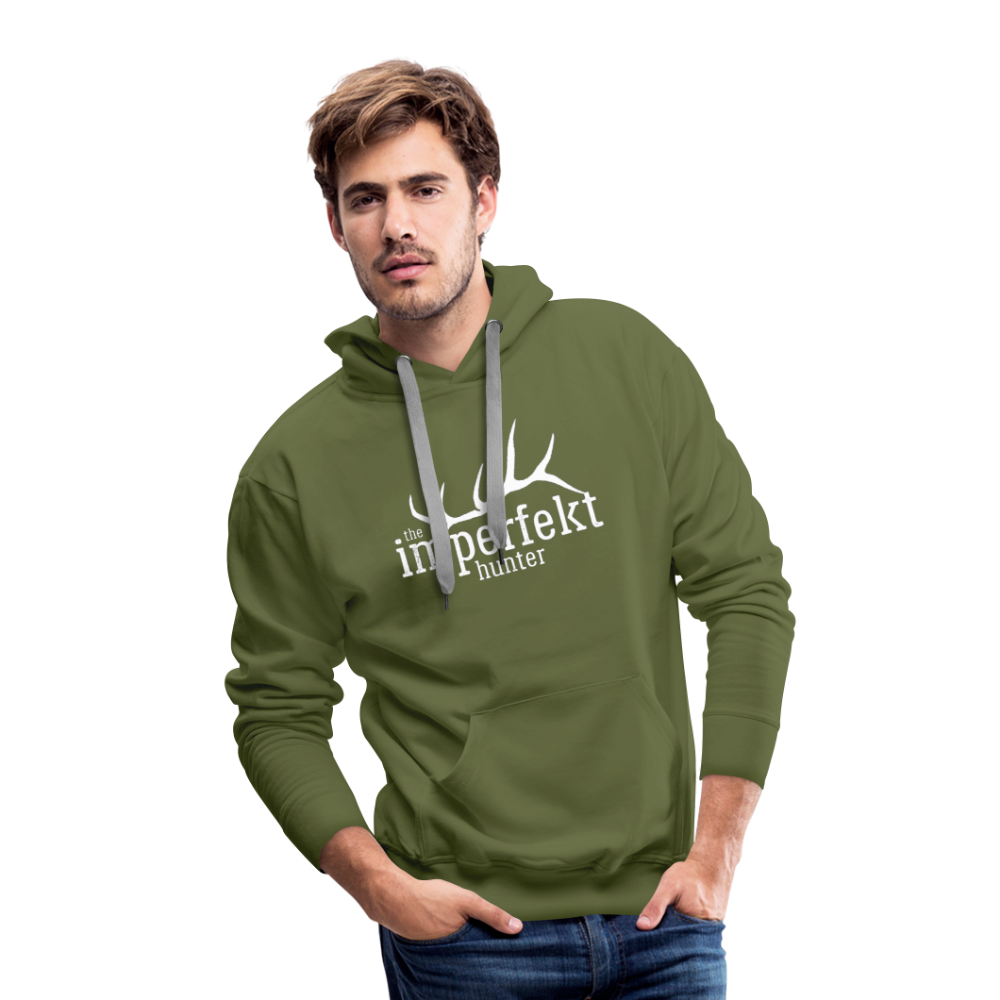 the imperfekt hunter men’s premium hoodie - olive green