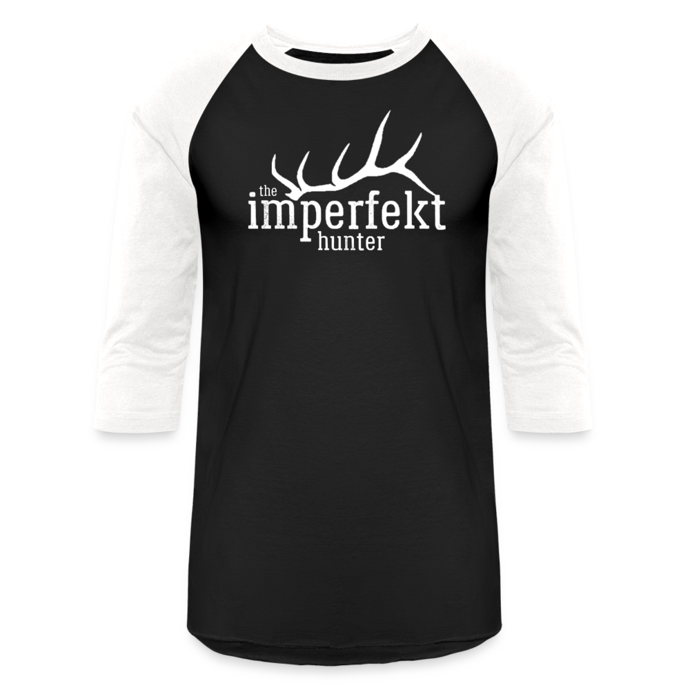 the imperfekt hunter baseball t-shirt - black/white