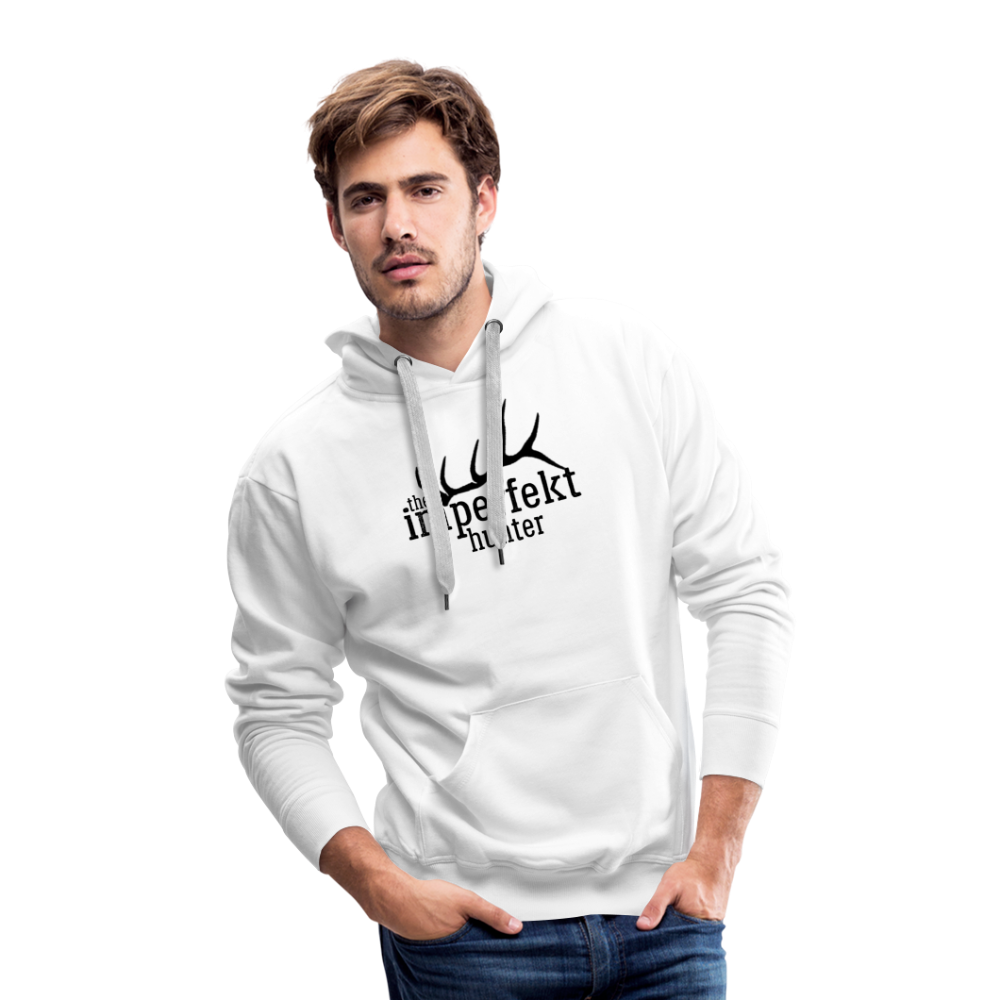 the imperfekt hunter men’s premium hoodie - white