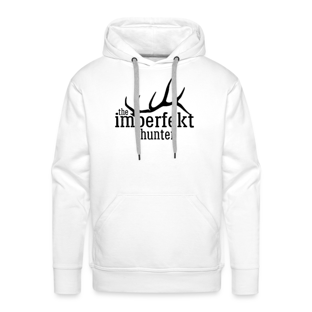 the imperfekt hunter men’s premium hoodie - white