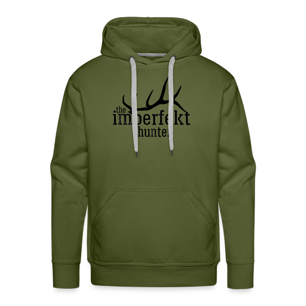 the imperfekt hunter men’s premium hoodie - olive green