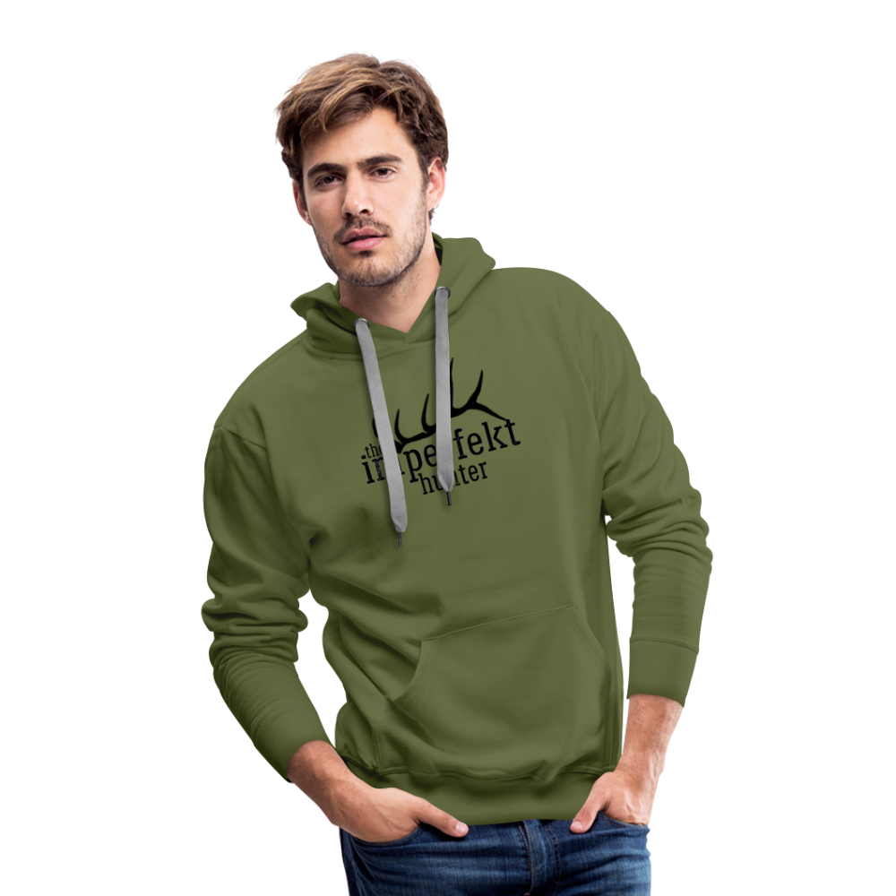 the imperfekt hunter men’s premium hoodie - olive green
