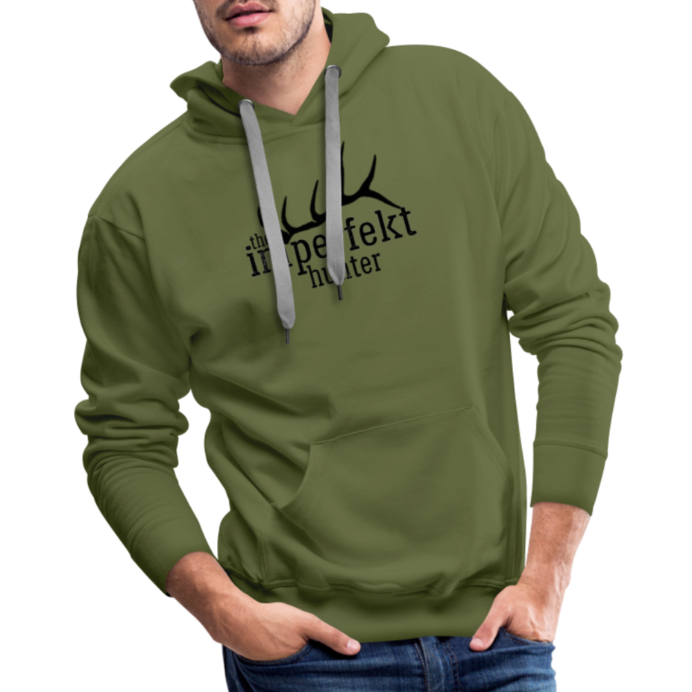 the imperfekt hunter men’s premium hoodie - olive green