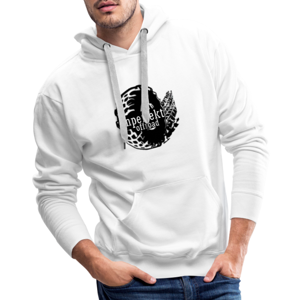 men’s premium imperfekt offroad hoodie - white