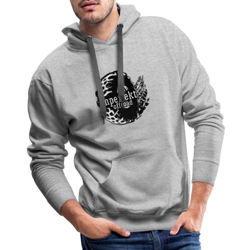 men’s premium imperfekt offroad hoodie - heather grey