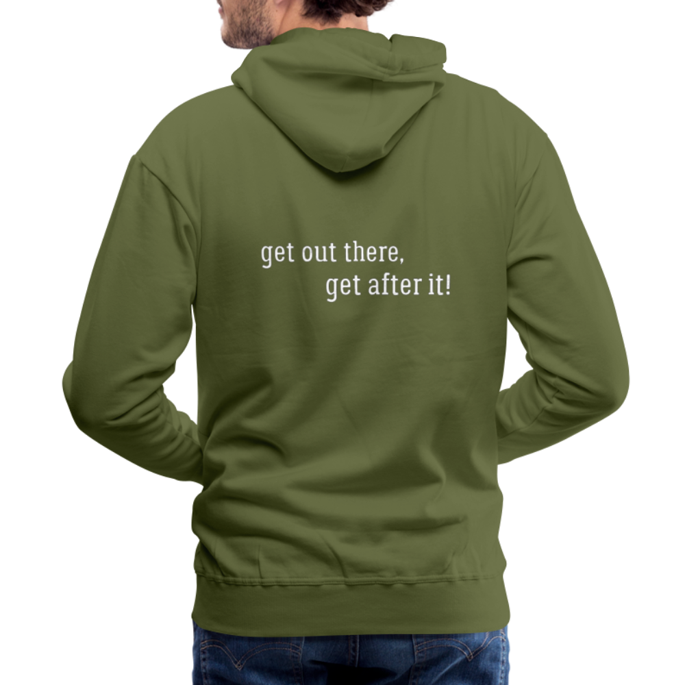 imperfekt offroad men’s premium hoodie - olive green