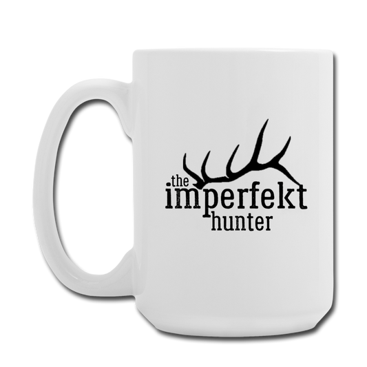 the imperfekt hunter coffee/tea mug 15 oz - white