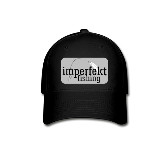 imperfekt fishing baseball cap - black