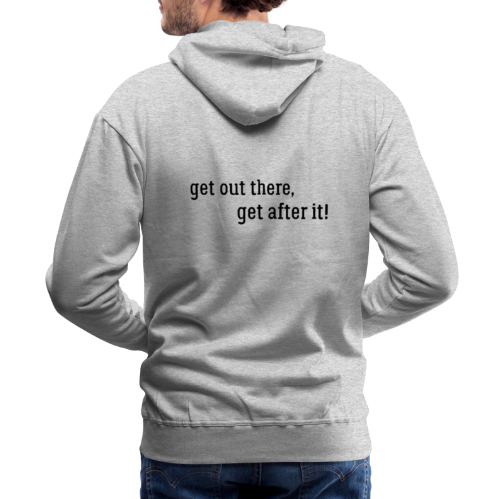 imperfekt fishing men’s premium hoodie - heather grey