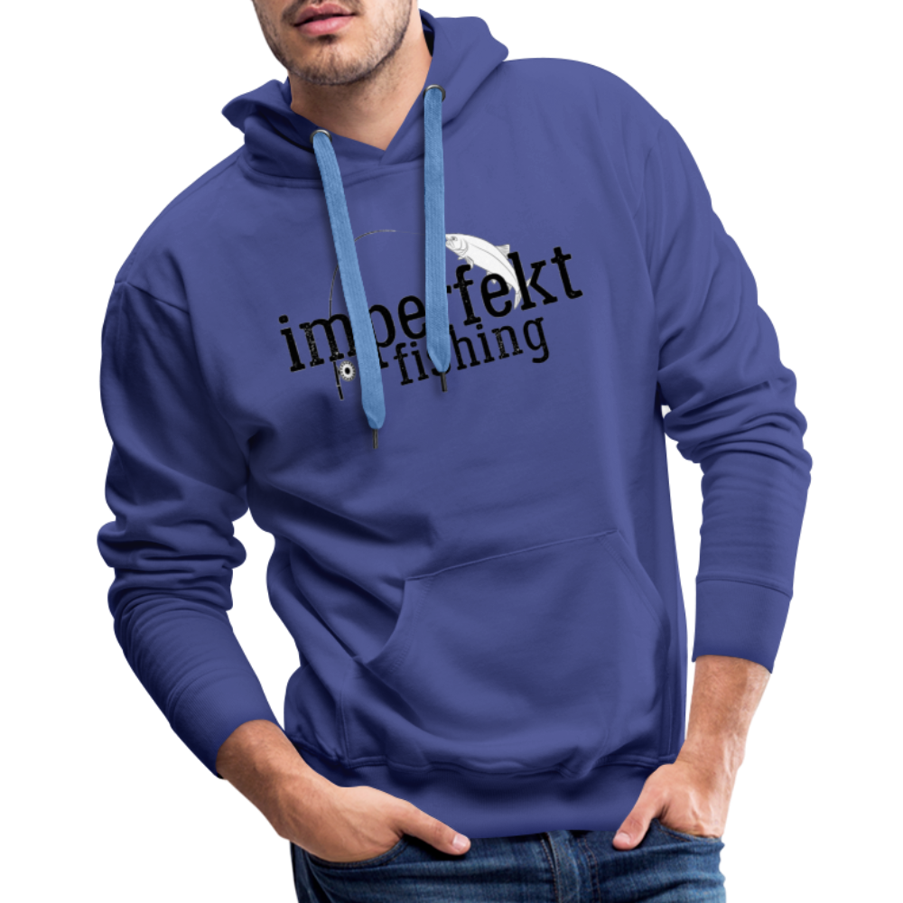 imperfekt fishing men’s premium hoodie - royal blue
