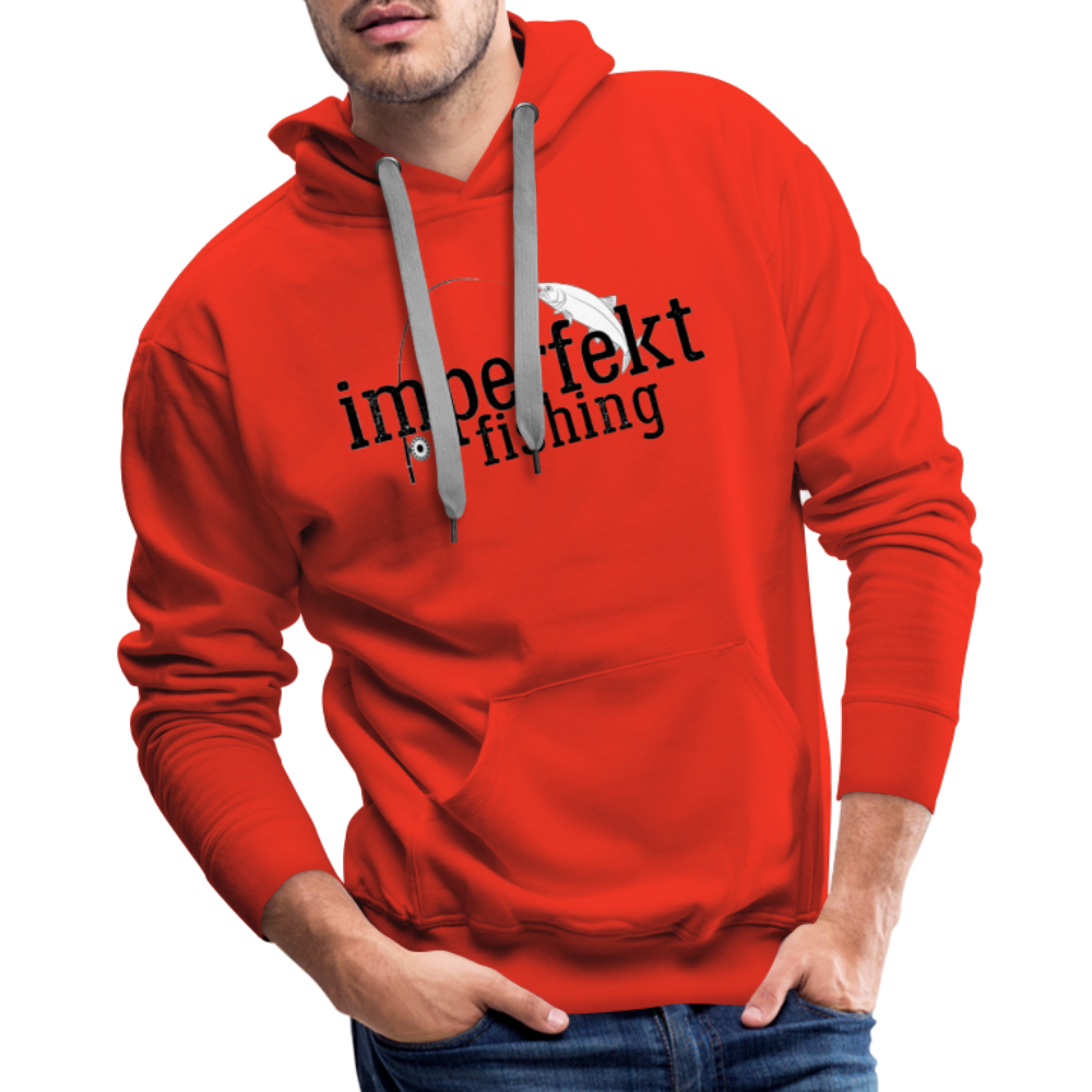 imperfekt fishing men’s premium hoodie - red