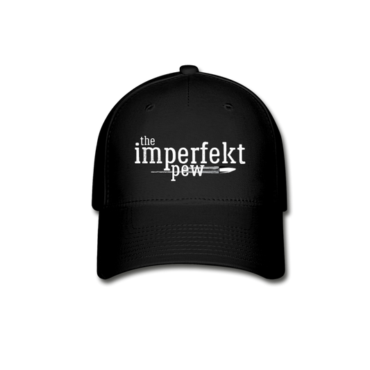 the imperfekt pew baseball cap - black