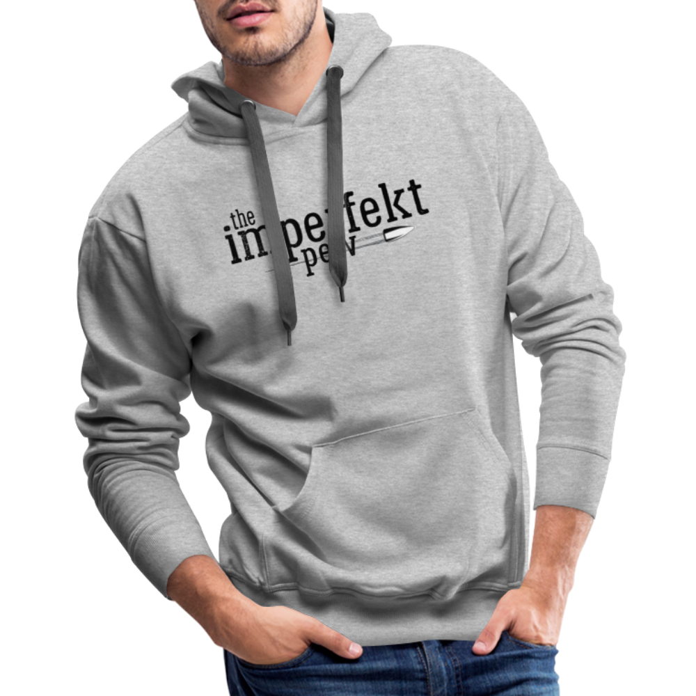 the imperfekt pew men’s premium hoodie - heather grey