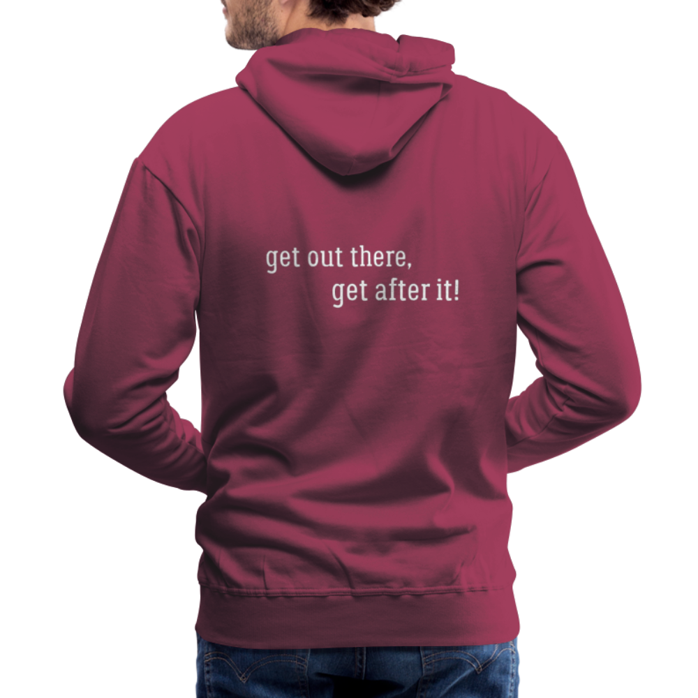 the imperfekt pew men’s premium hoodie - burgundy