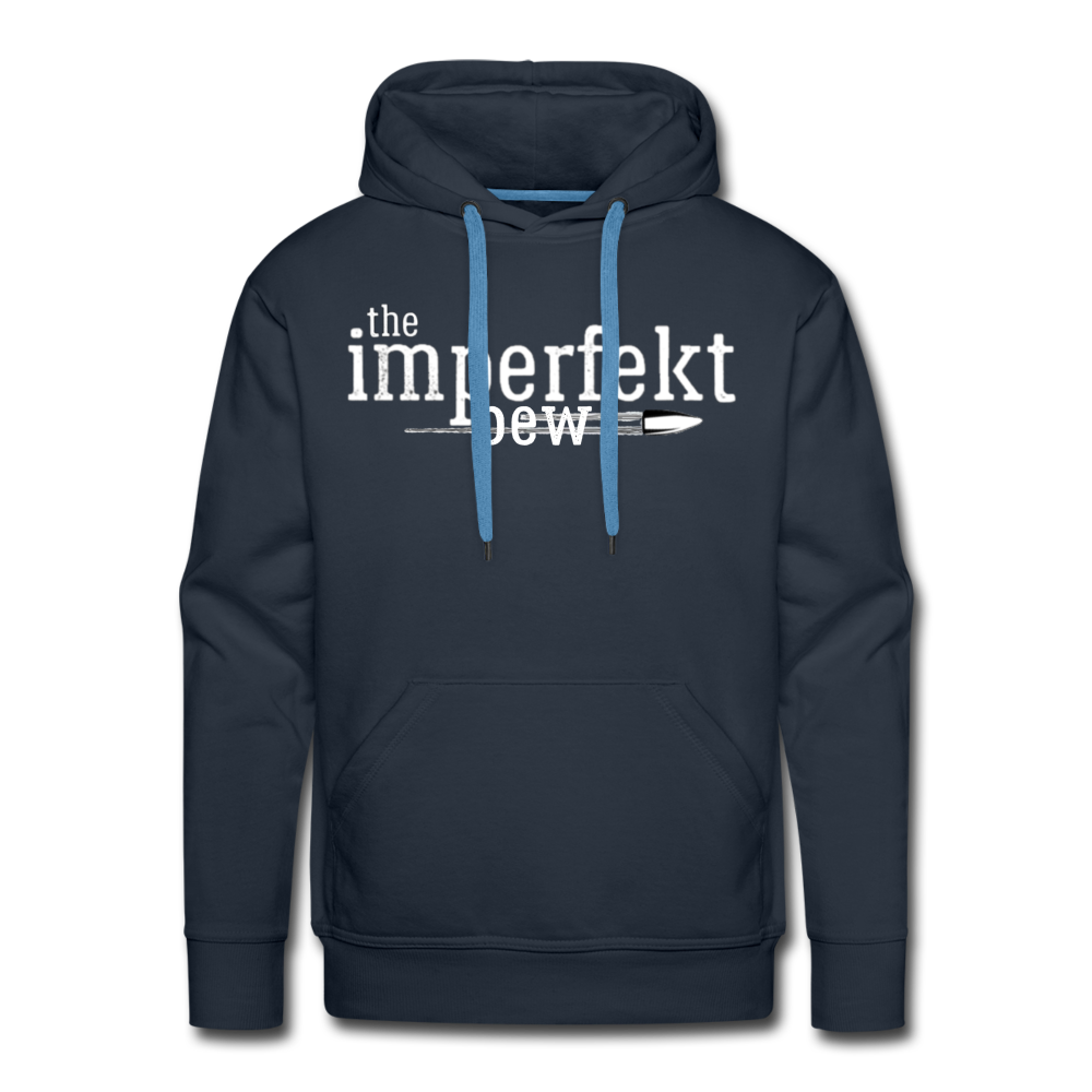 the imperfekt pew men’s premium hoodie - navy