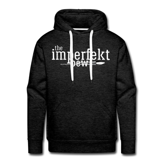 the imperfekt pew men’s premium hoodie - charcoal grey