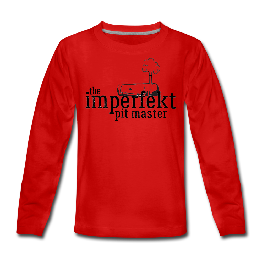 the imperfekt pit master kids' premium long sleeve t-shirt - red