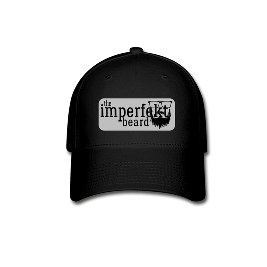 the imperfekt beard baseball cap - black