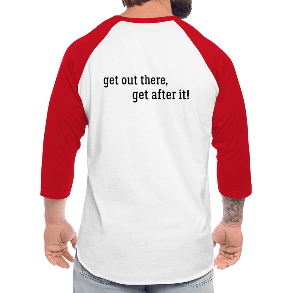 imperfekt baseball t-shirt - white/red