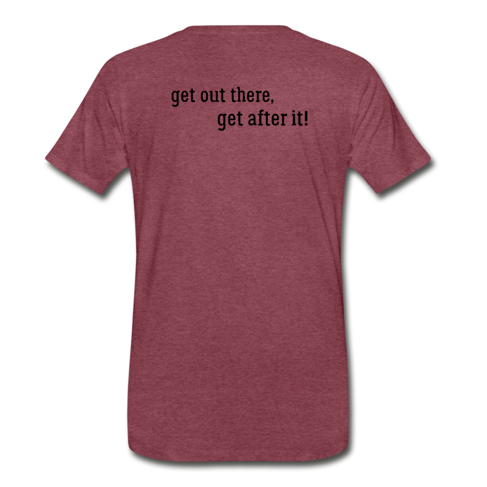 björn imperfekt human men's premium t-shirt - heather burgundy
