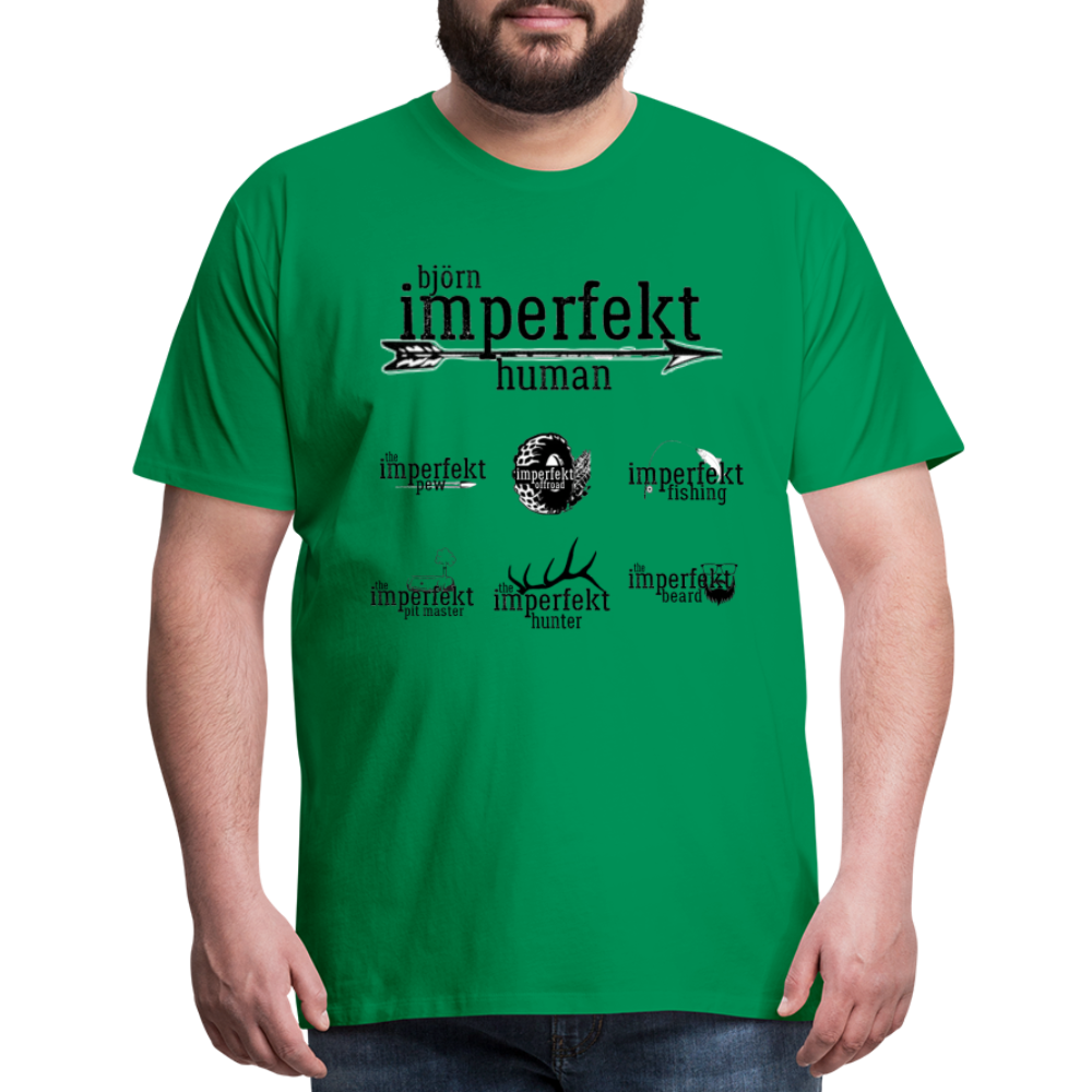 björn imperfekt human men's premium t-shirt - kelly green