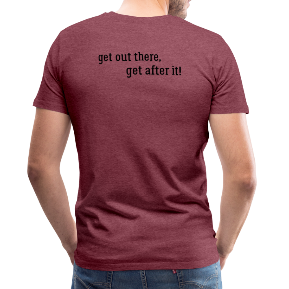 björn imperfekt human men's premium t-shirt - heather burgundy