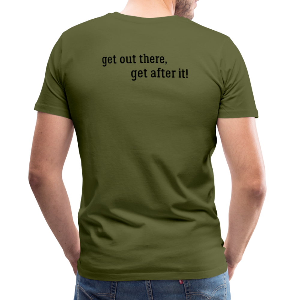 björn imperfekt human men's premium t-shirt - olive green