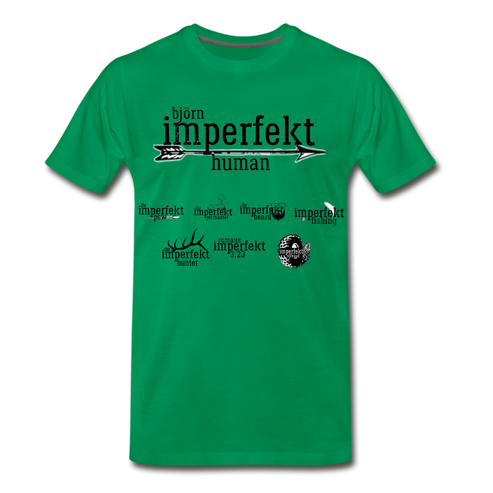 björn imperfekt human men's premium t-shirt - kelly green