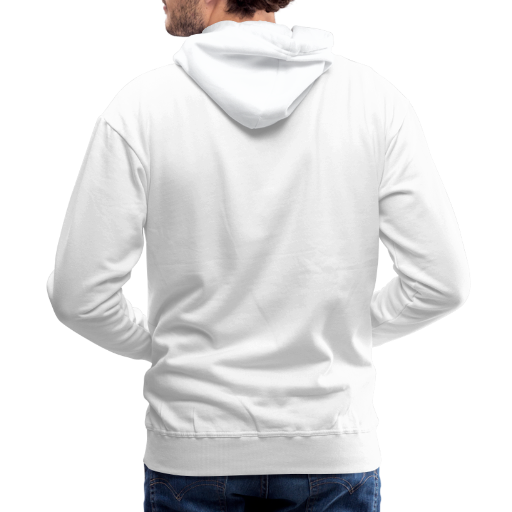 imperfekt men’s premium hoodie - white