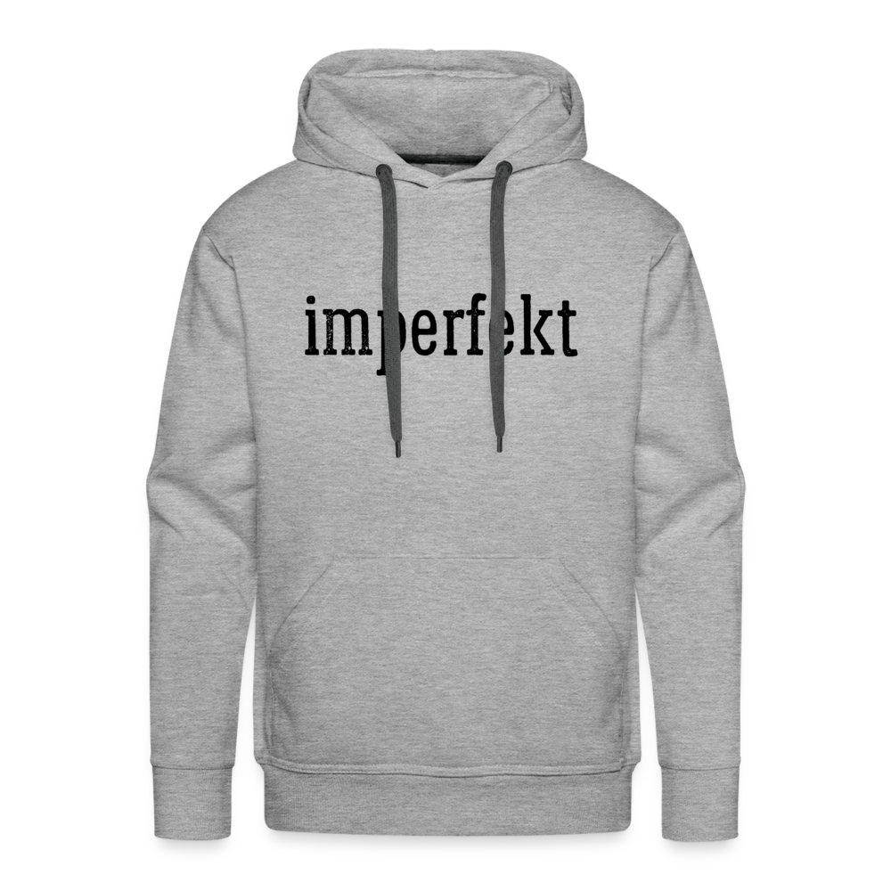 imperfekt men’s premium hoodie - heather grey