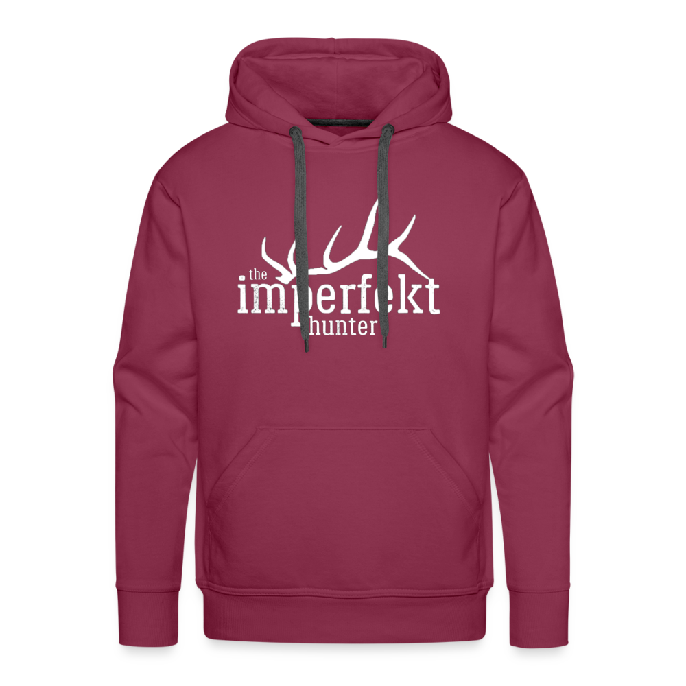 the imperfekt hunter men’s premium hoodie - burgundy