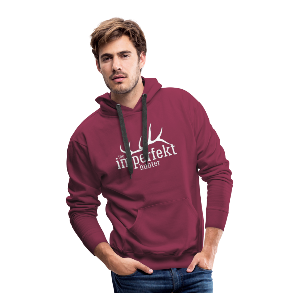 the imperfekt hunter men’s premium hoodie - burgundy