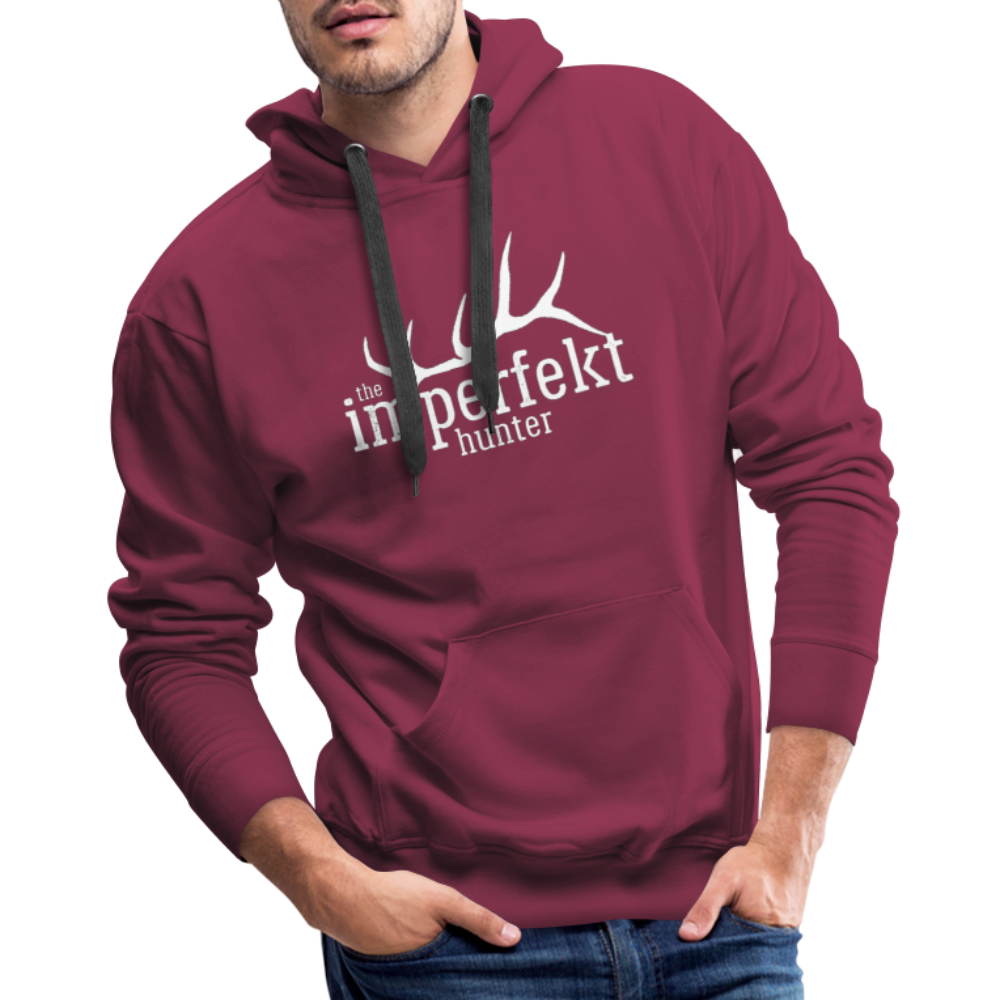 the imperfekt hunter men’s premium hoodie - burgundy