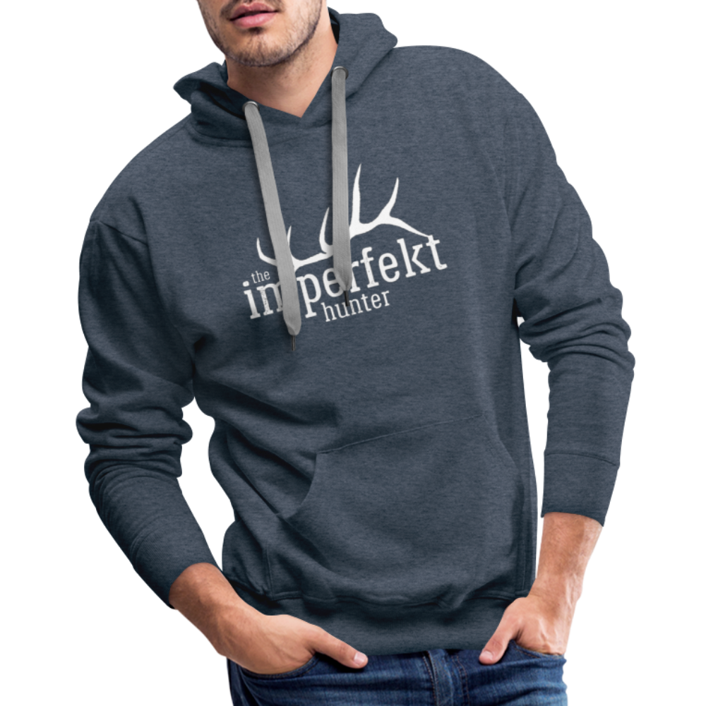 the imperfekt hunter men’s premium hoodie - heather denim
