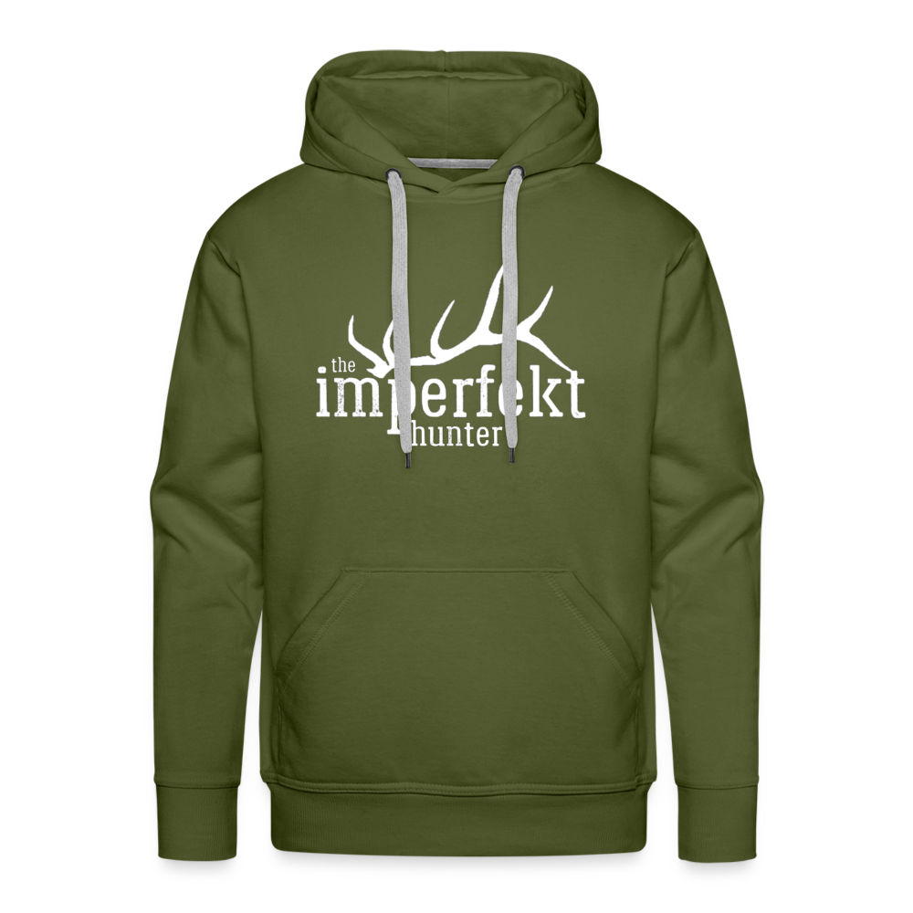 the imperfekt hunter men’s premium hoodie - olive green