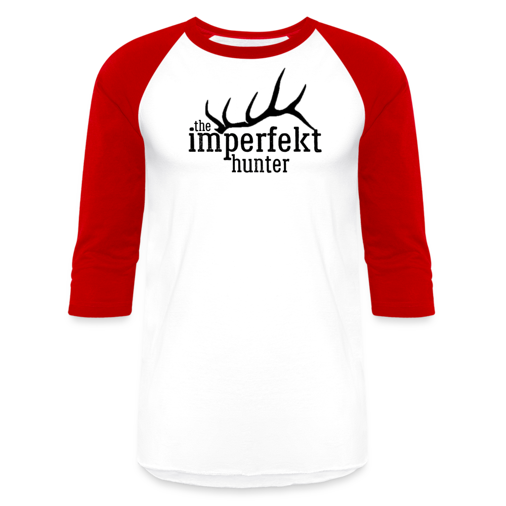 the imperfekt hunter baseball t-shirt - white/red